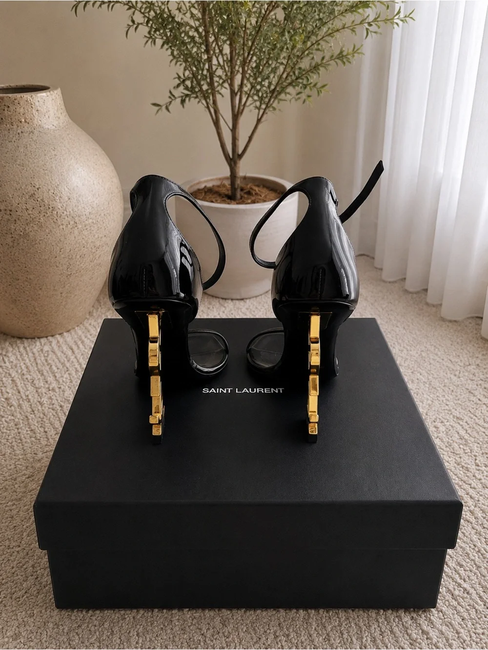 Saint Laurent Opyum Patent Leather Heels - Picture 4 of 5